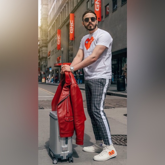 comme des garçons t-shirt size large in excellent condition - Picture 4 of 6